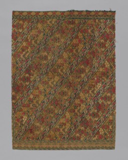 Panel (From woman's trousers), Iran, 1801/50. Creator: Unknown.