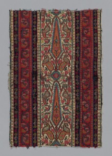 Fragment (From a shawl), Iran, 1801/50. Creator: Unknown.