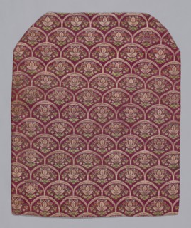 Panel (Dress Fabric), Iran, 18th century. Creator: Unknown.