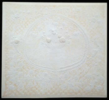Bedcover (Crib Quilt), Connecticut, 1822. Creator: Auley Odell.