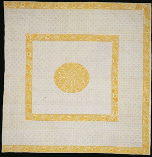 Bedcover, Shropshire, late 17th/early 18th century. Creator: Jane Bolas Vaughan.