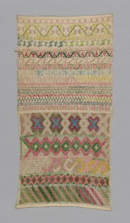 Sampler, México, 19th century. Creator: Unknown.