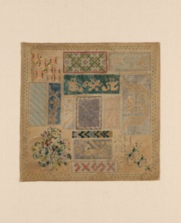 Sampler, México, 1870. Creator: Unknown.