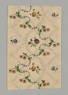 Panel, Spitalfields, c. 1745. Creator: Unknown.