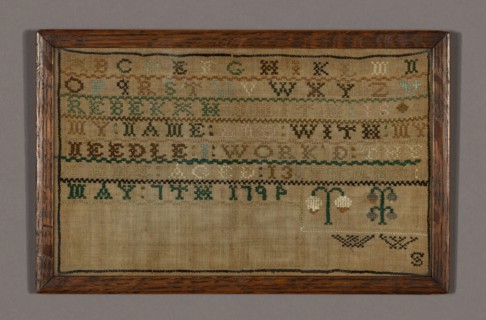 Sampler, United States, 1794. Creator: Rebekah Smith.