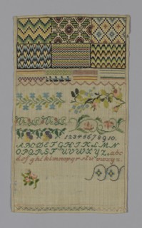 Sampler, Southern Germany, 19th century. Creator: Unknown.