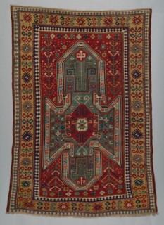Sewan Kazak Rug, Caucasus, c. 1875. Creator: Unknown.