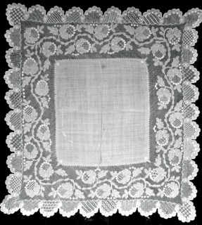 Handkerchief, Spain, 19th century. Creator: Unknown.