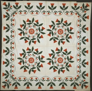 Bedcover (Quilt Top), Pennsylvania, 1850 or later. Creator: Susan Major.
