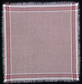 Handkerchief, Sweden, 1801/25. Creator: Unknown.