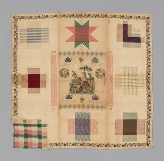 Sampler, Netherlands, 1843. Creator: Unknown.