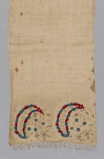 Towel or Napkin (?), Turkey, 17th century. Creator: Unknown.