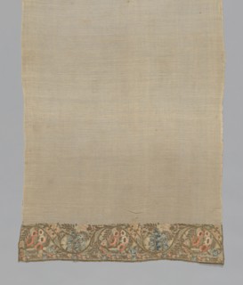 Towel or Napkin, Turkey, 19th century. Creator: Unknown.