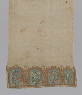 Towel or Napkin, Turkey, 18th century. Creator: Unknown.