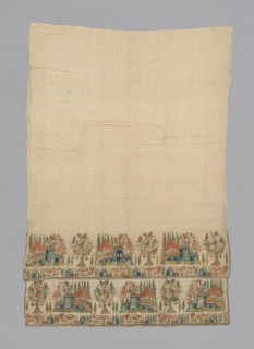 Towel or Napkin (Altered), Turkey, 19th century. Creator: Unknown.