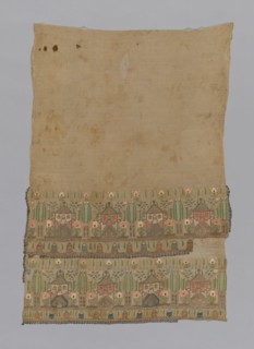 Towel or Napkin (Altered), Turkey, 18th/19th century. Creator: Unknown.