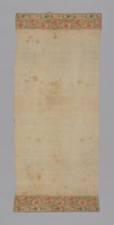 Towel or Napkin, Turkey, 19th century. Creator: Unknown.