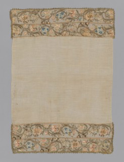 Towel or Napkin (Altered ?), Turkey, 19th century. Creator: Unknown.