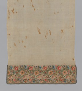 Towel or Napkin, Turkey, 19th century. Creator: Unknown.