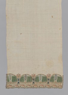 Towel or Napkin, Turkey, 19th century. Creator: Unknown.
