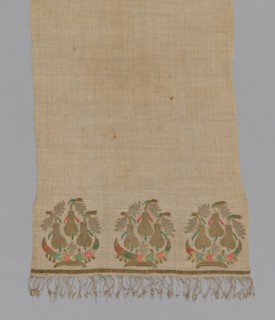 Towel/Napkin, Turkey, 1850/1900. Creator: Unknown.