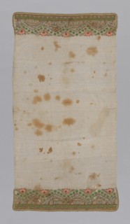 Towel or Napkin, Turkey, 19th century. Creator: Unknown.