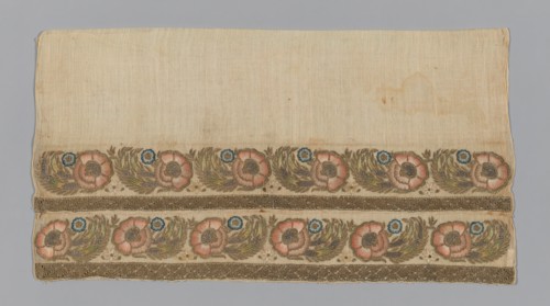 Towel or Napkin (Altered), Turkey, 19th century. Creator: Unknown.