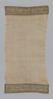 Towel or Napkin, Turkey, 19th century. Creator: Unknown.