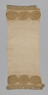 Towel or Napkin, Turkey, 1850/1900. Creator: Unknown.