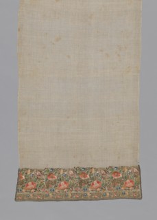 Towel, Turkey, 1850/1900. Creator: Unknown.