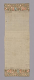 Towel, Turkey, 19th century. Creator: Unknown.