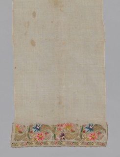 Towel, Turkey, 1825/1875. Creator: Unknown.