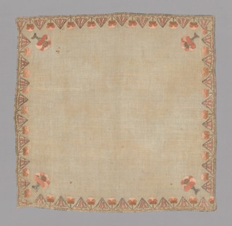 Cover or Handkerchief, Turkey, 1800/1850. Creator: Unknown.