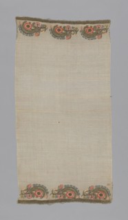 Towel or Napkin, Turkey, 19th century. Creator: Unknown.