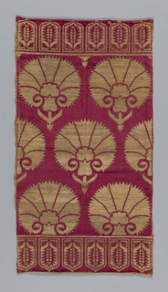 Cushion cover, Turkey, 1601/50. Creator: Unknown.