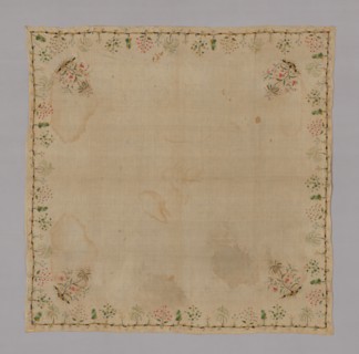 Cover or HandKerchief, Turkey, 1850/1875. Creator: Unknown.