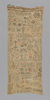 Sampler, Turkey, 18th/19th century. Creator: Ummu Gulsun.