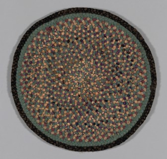 Braided Rug, United States, late 19th century. Creator: Unknown.