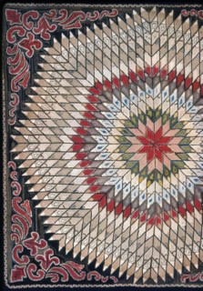 Rug, United States, 19th century. Creator: Unknown.