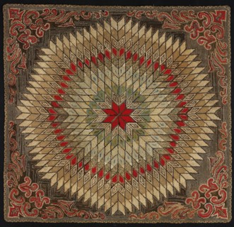 Rug, United States, 19th century. Creator: Unknown.