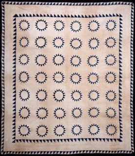 Bedcover, United States, 1849. Creator: Unknown.