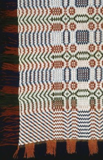 Coverlet, United States, 1820s/30s. Creator: Unknown.