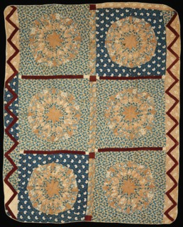 Bedcover (Sunburst Quilt), Kentucky, c. 1820. Creator: Unknown.