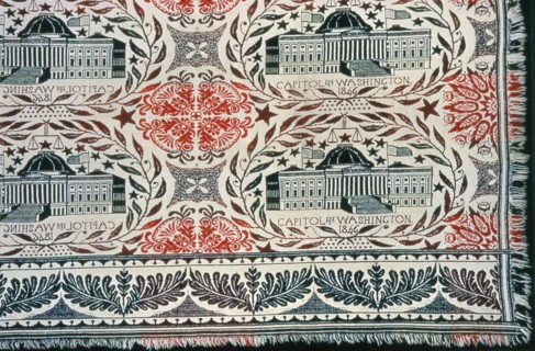 Coverlet, Ohio, 1846. Creator: Unknown.