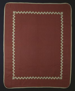 Bedcover (Amish Plain Quilt), Ohio, c.  1890. Creator: Unknown.