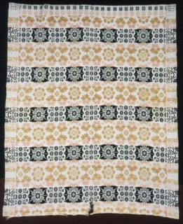 Coverlet, Pennsylvania, 1846. Creator: Unknown.