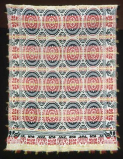 Coverlet, Pennsylvania, 1848. Creator: Unknown.