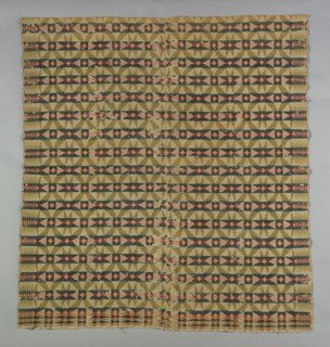 Coverlet, Pennsylvania, 1820/40. Creator: Unknown.