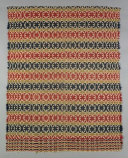 Coverlet, Pennsylvania, 1820/40. Creator: Unknown.