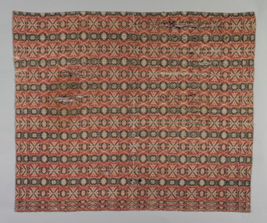Coverlet, Pennsylvania, 1820/40. Creator: Unknown.